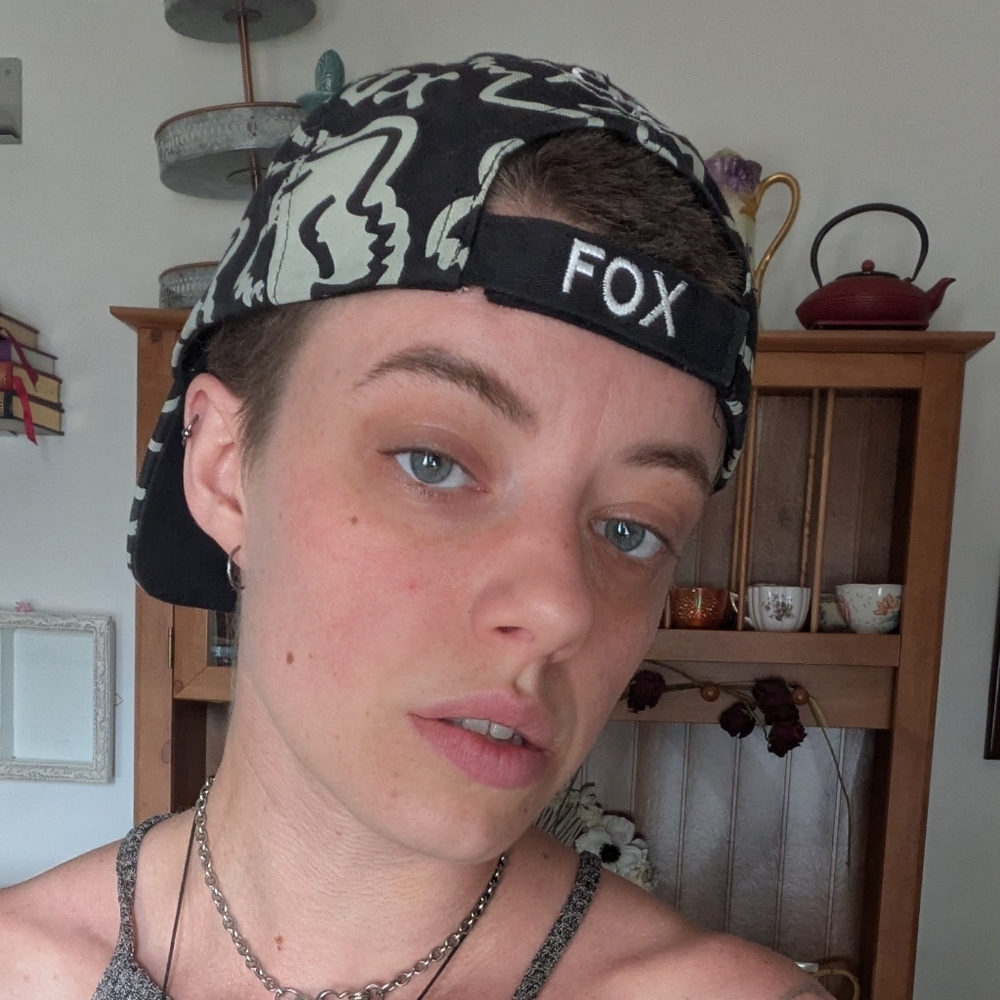 Fox Wide Brim Silver and Black Hat